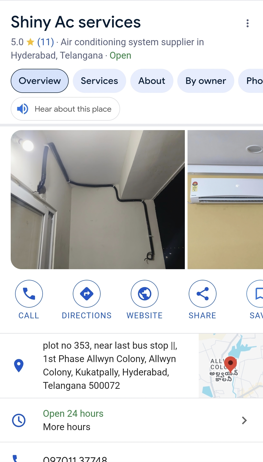 Shiny AC Services- Website and Local SEO