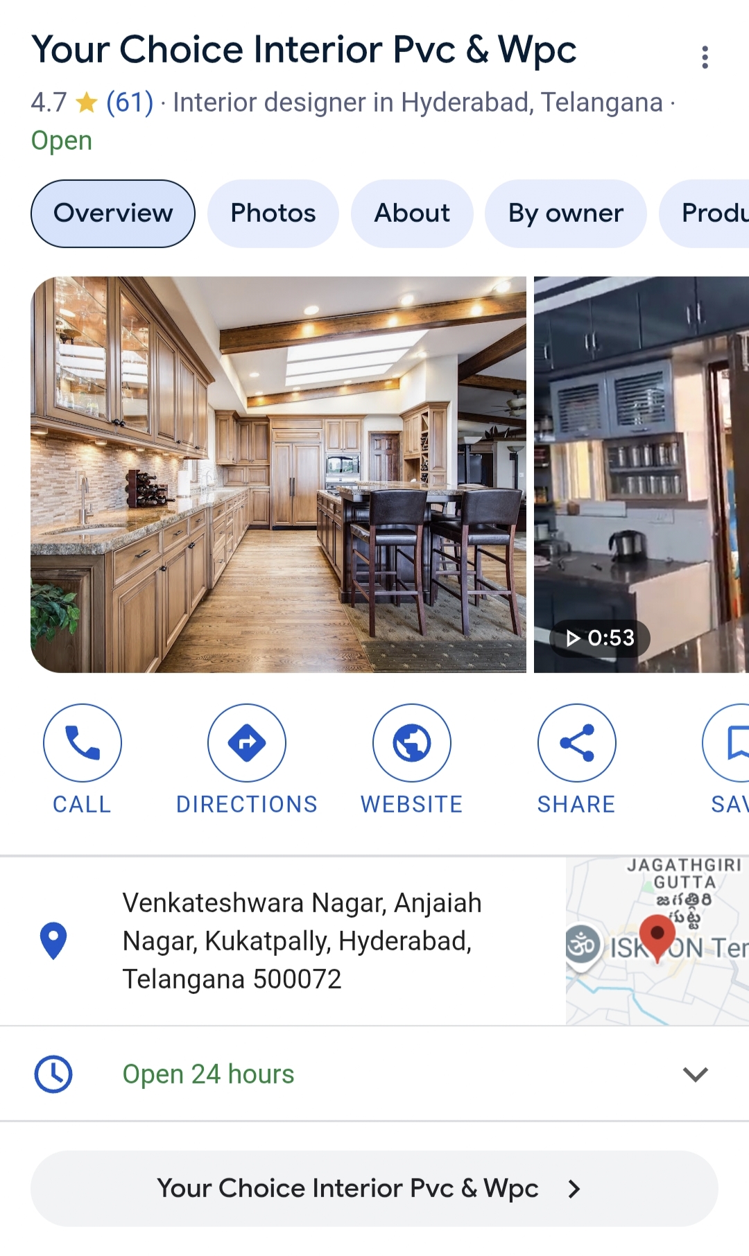 Your Choice Interior - website and Local SEO